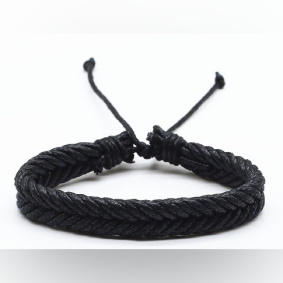 Vintage 3 Piece Adjustable Rope Bracelet Set - Picture 2 of 4